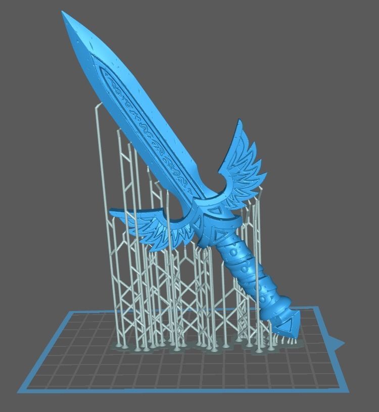 Runes weapons collection 3d print _7