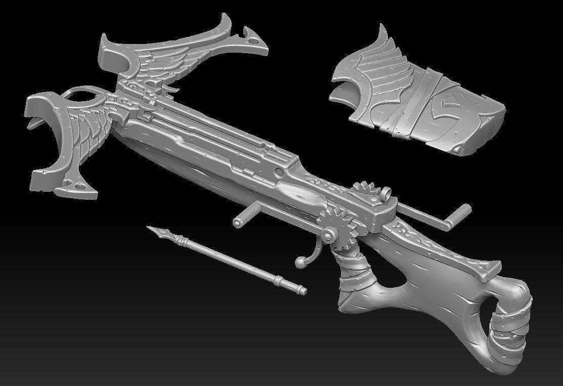 Runes weapons collection 3d print _19