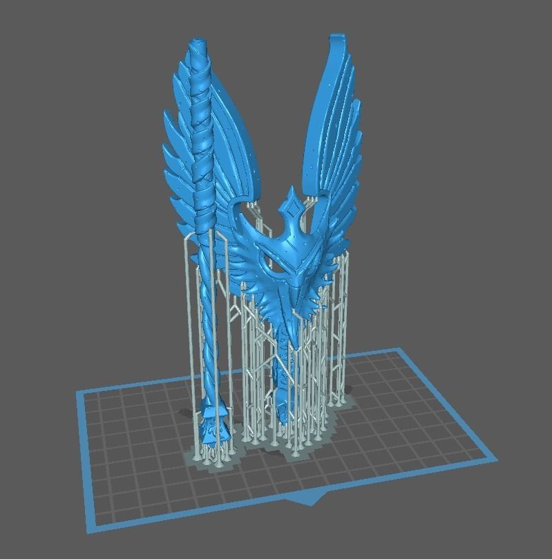 Runes weapons collection 3d print _20