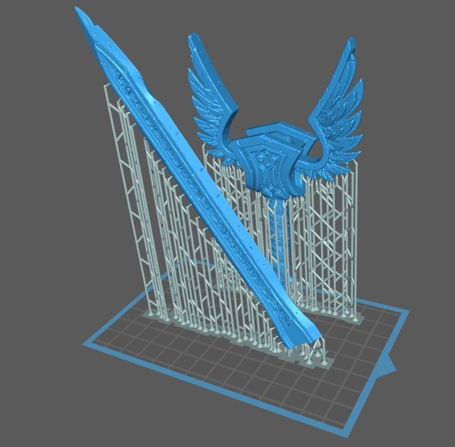 Runes weapons collection 3d print _5