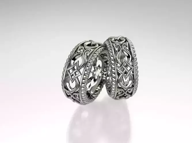 Ring crafted with lots of details and lots of perfection 3D print model