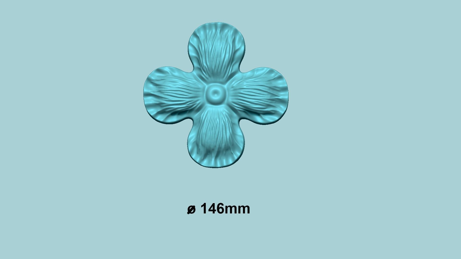 Baiana Flower - Molding Arrangement Foundry Craft 3D print model_19