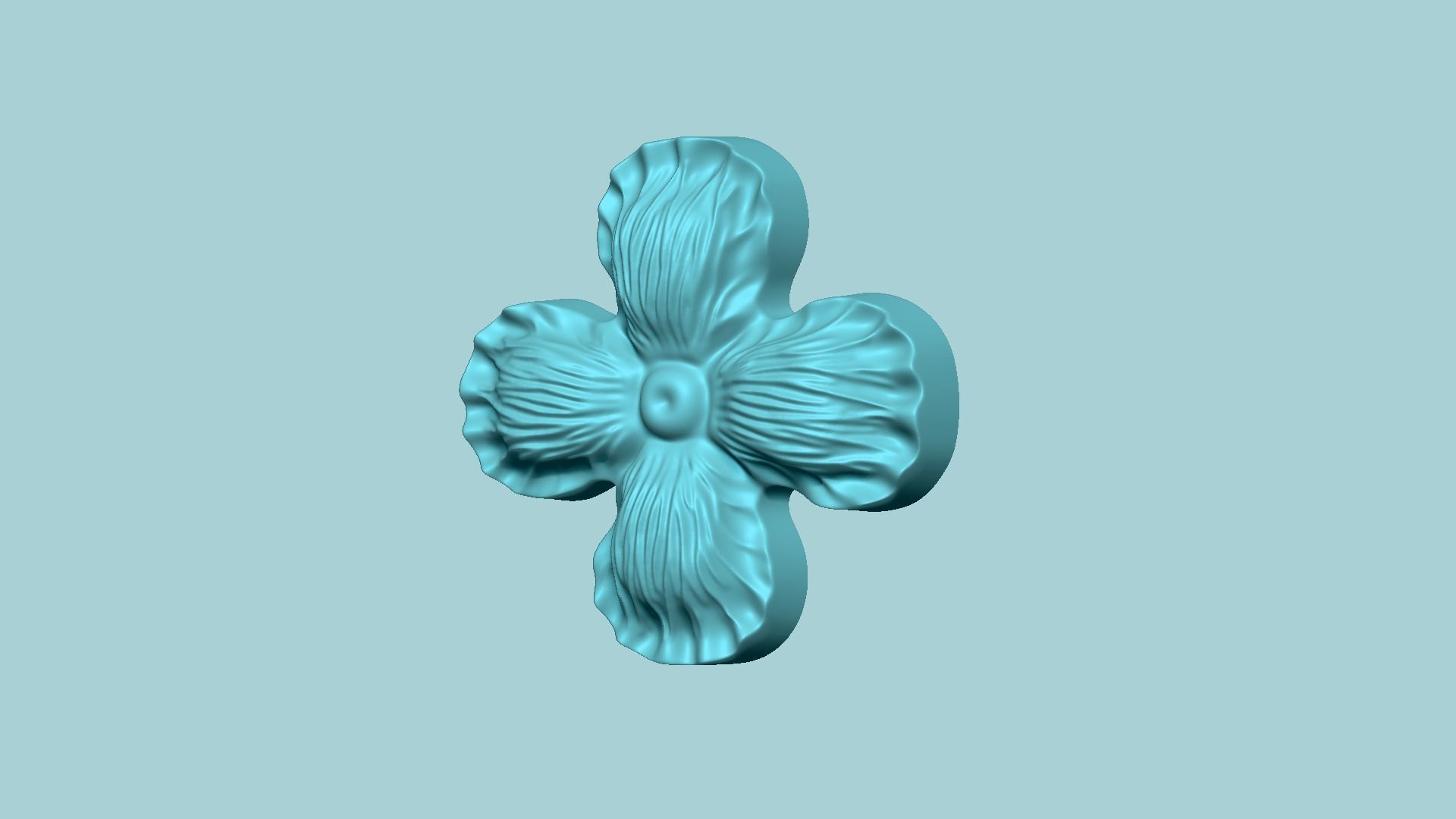 Baiana Flower - Molding Arrangement Foundry Craft 3D print model_9