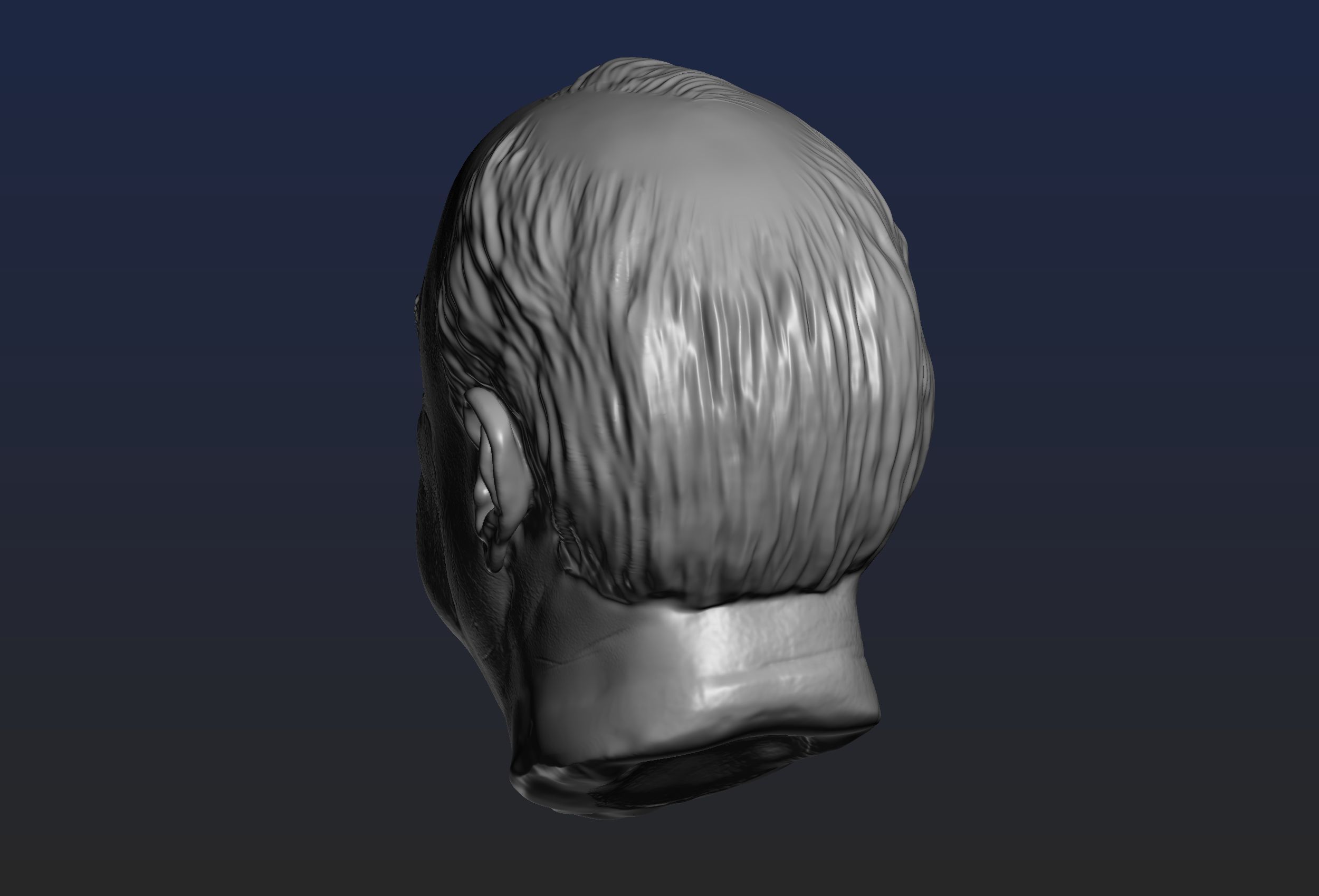 Churchill Head 3D print model_6