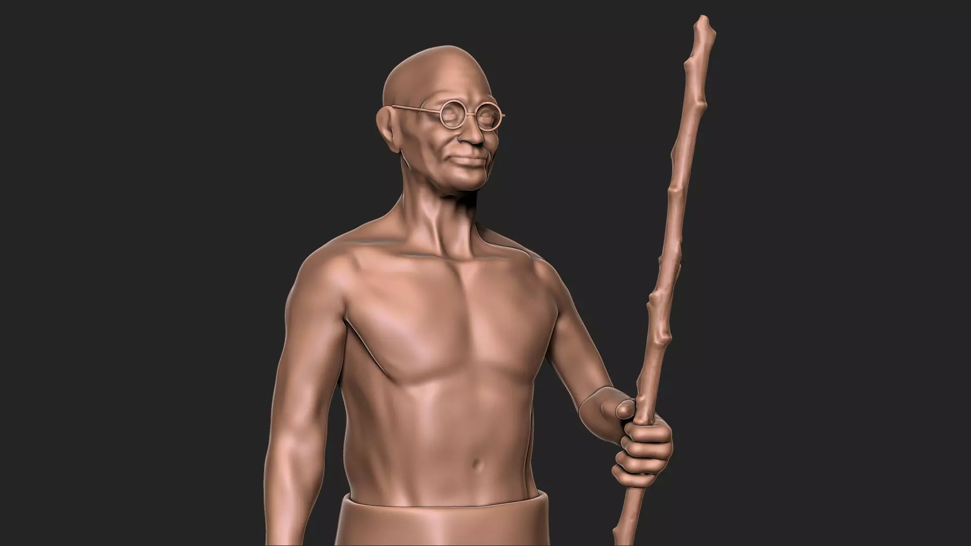 Mahatma Gandhi 3D print model
