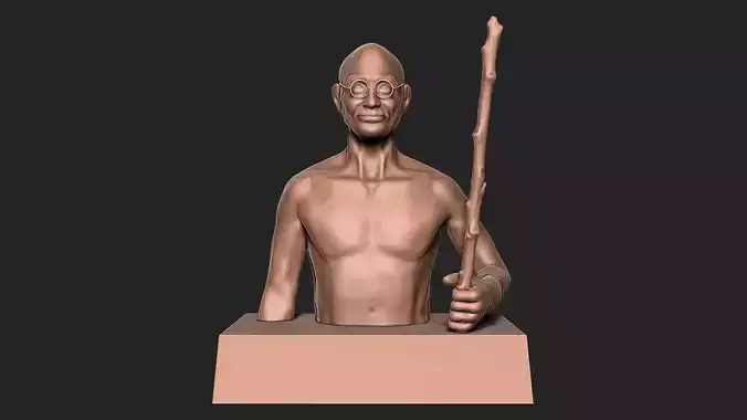 Mahatma Gandhi 3D print model