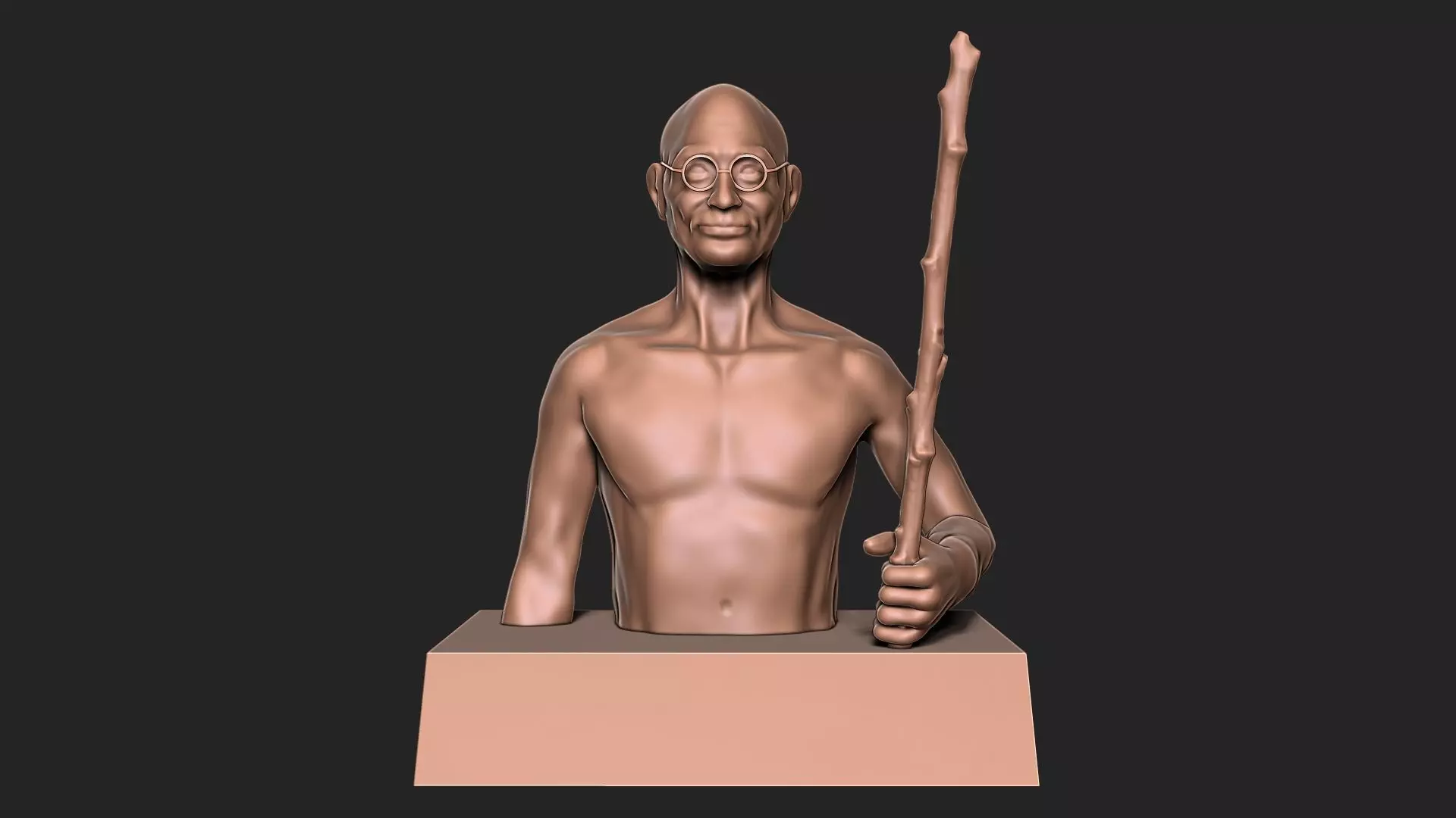 Mahatma Gandhi 3D print model