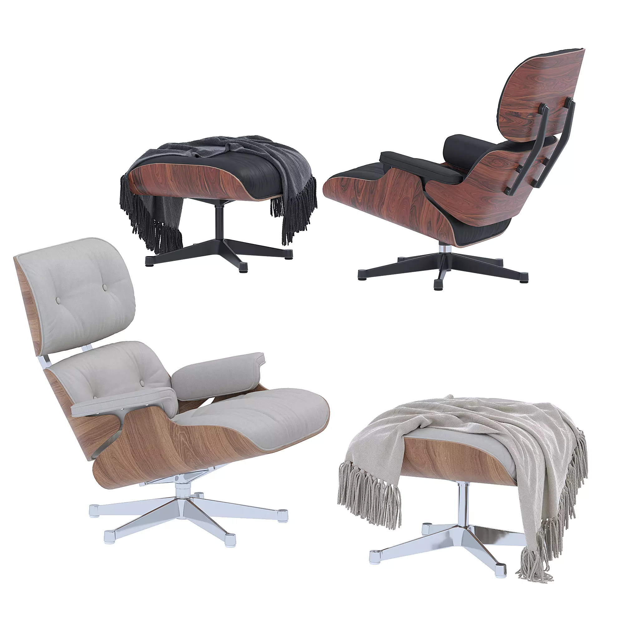 Lounge Armchair 3D model_0