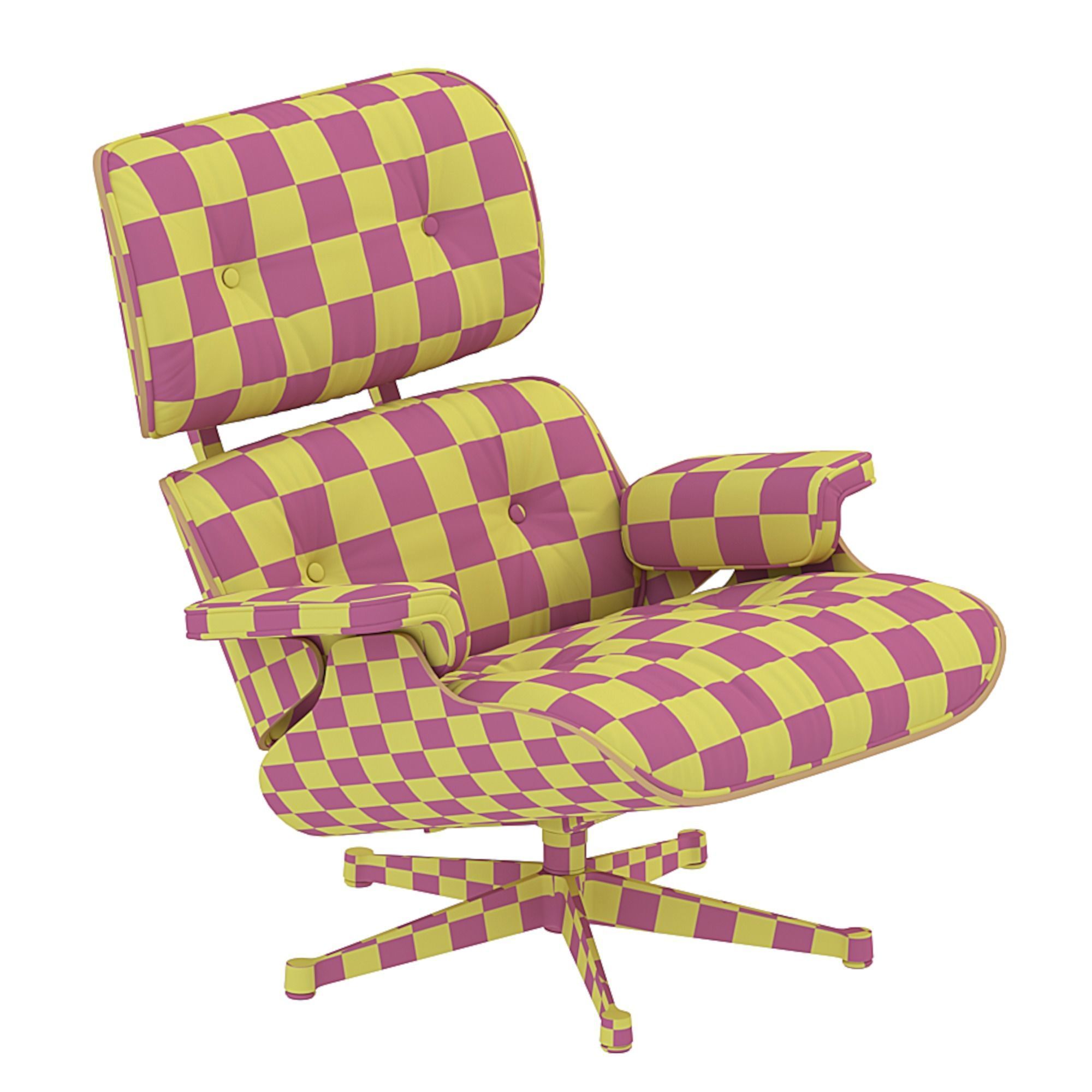 Lounge Armchair 3D model_4