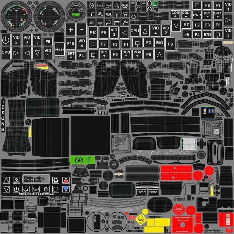 Jltv Oshkosh 3D model_36