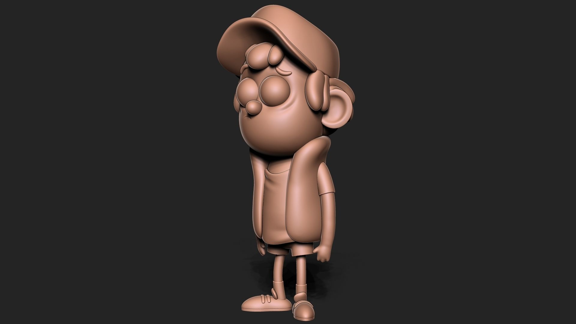 Dipper Gravity Falls 3D print model_10