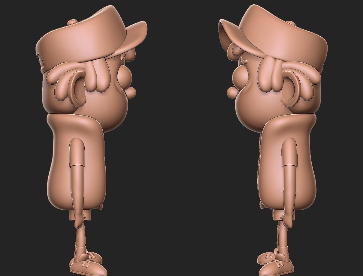 Dipper Gravity Falls 3D print model_3