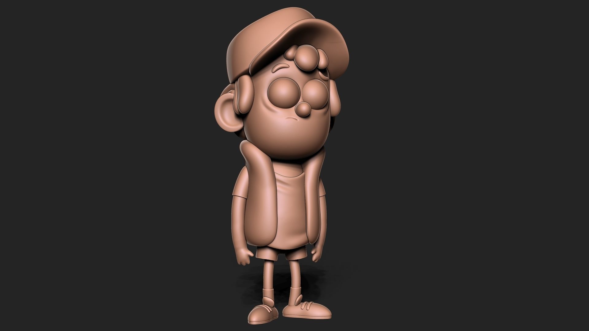 Dipper Gravity Falls 3D print model_11