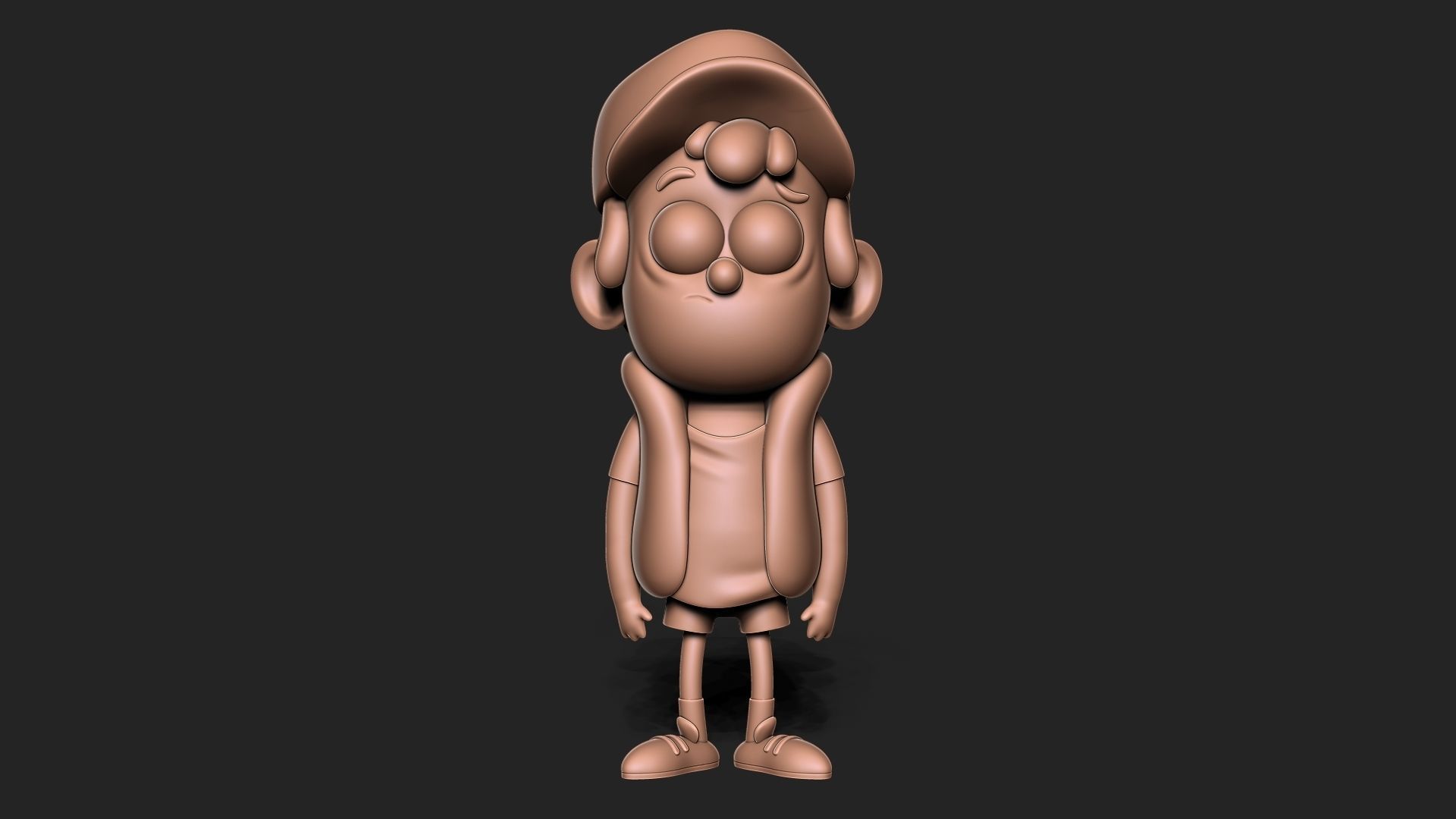 Dipper Gravity Falls 3D print model_1