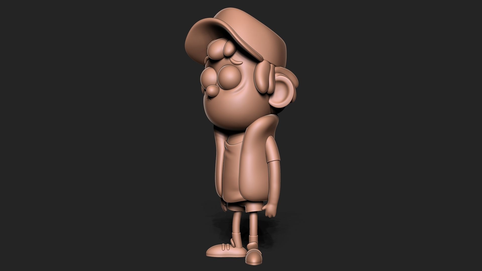 Dipper Gravity Falls 3D print model_4
