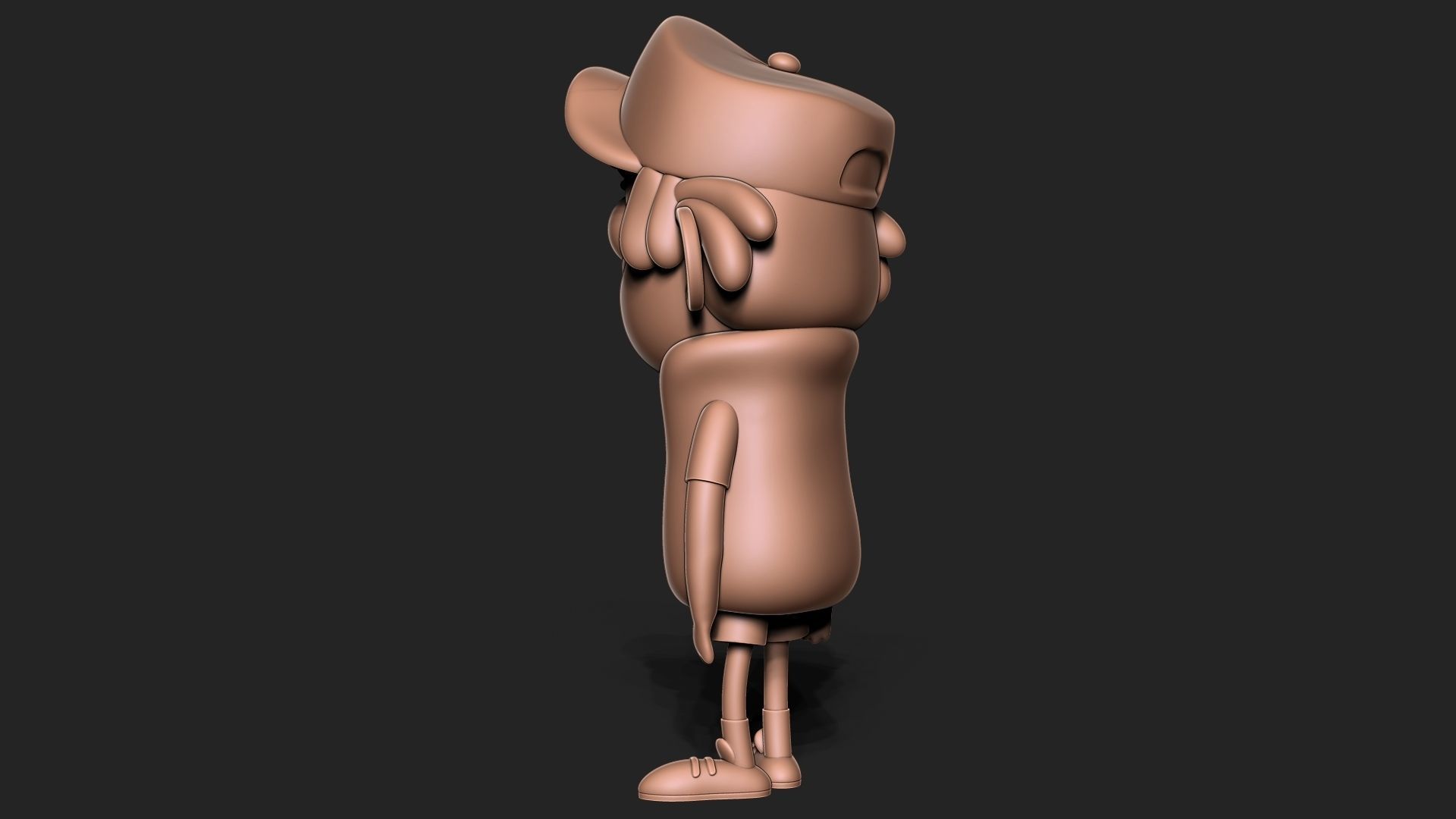 Dipper Gravity Falls 3D print model_8