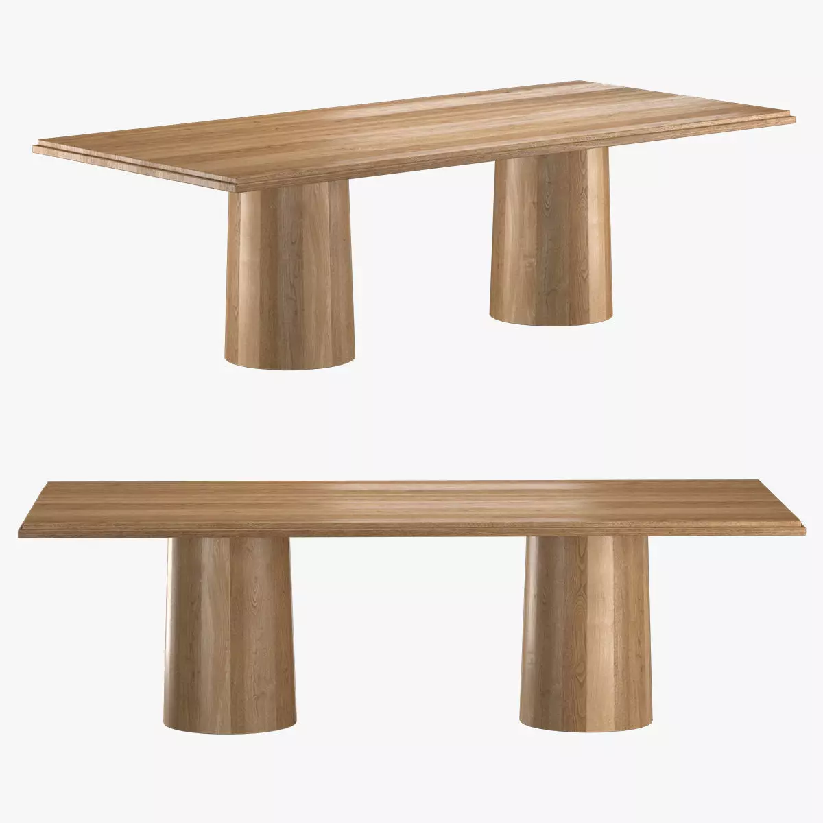 Giro dining table 3D model_0