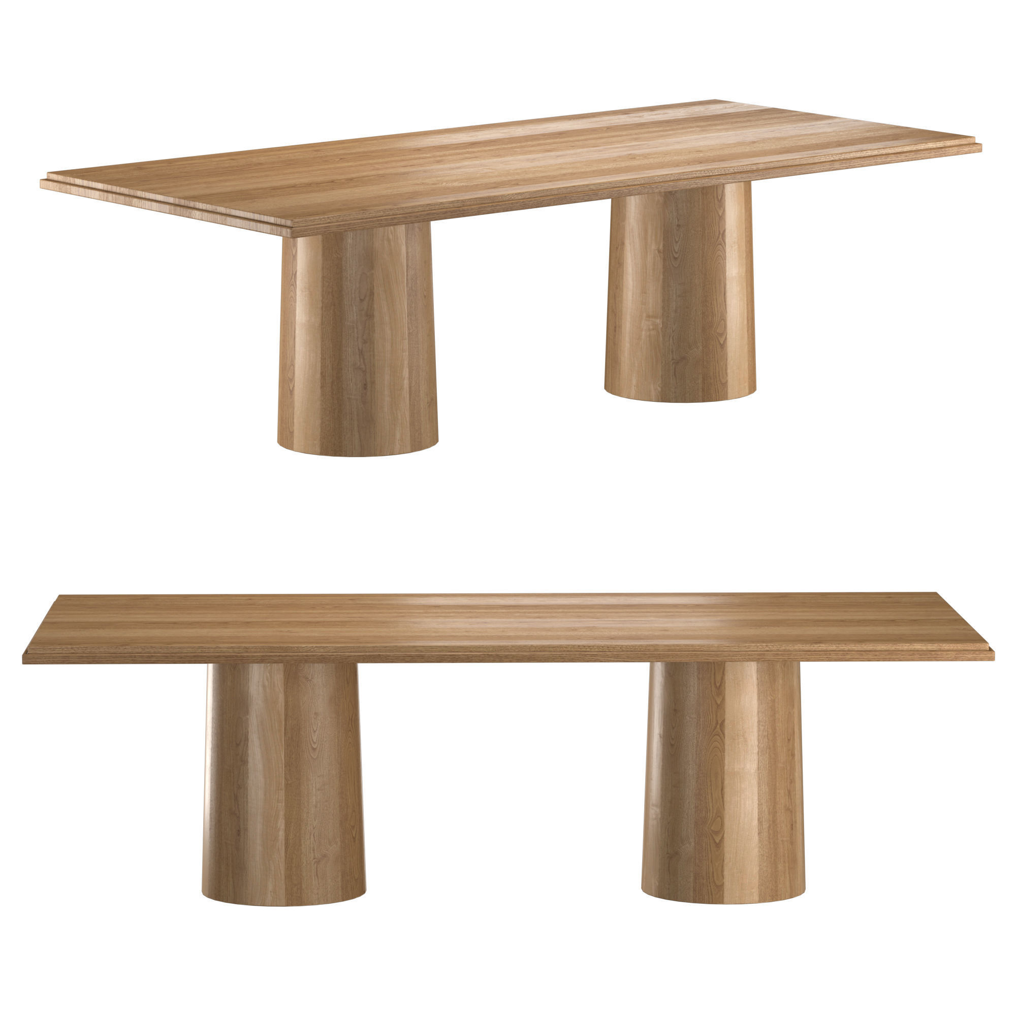 Giro dining table 3D model_5