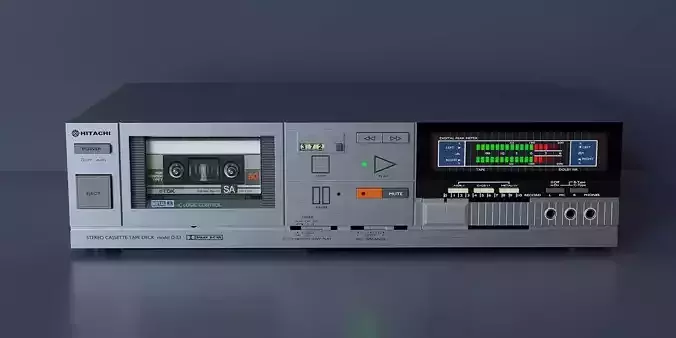 Vintage stereo cassette deck