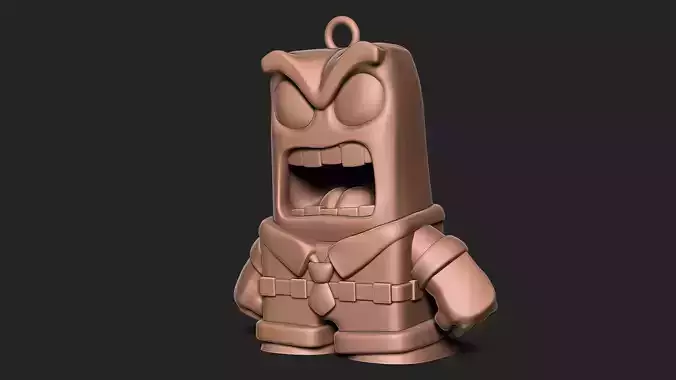 Anger - Inside out keychain