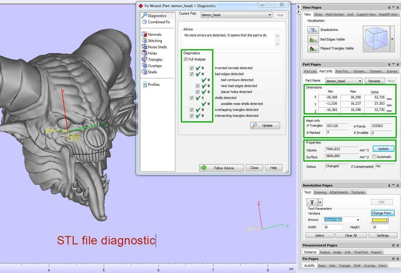 Demon Head 3D print model_24