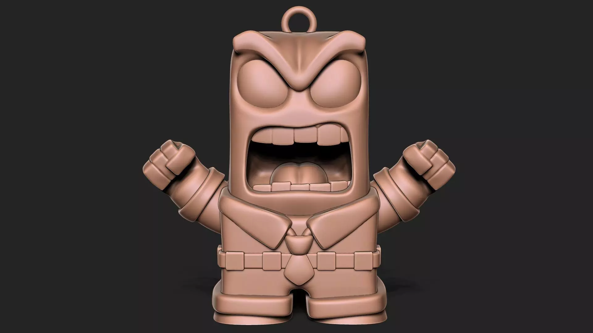 Anger - Inside out keychain 3D print model