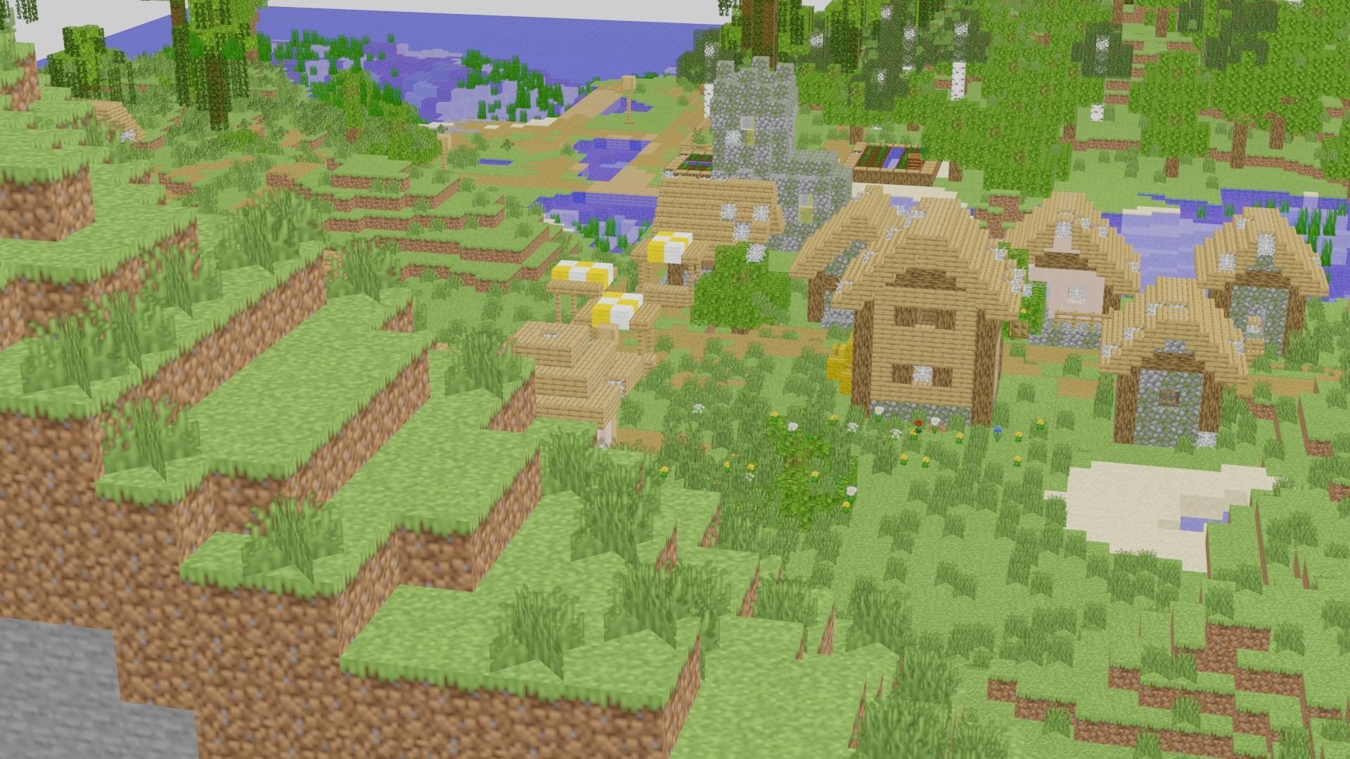 Minecraft Village 3D model_18