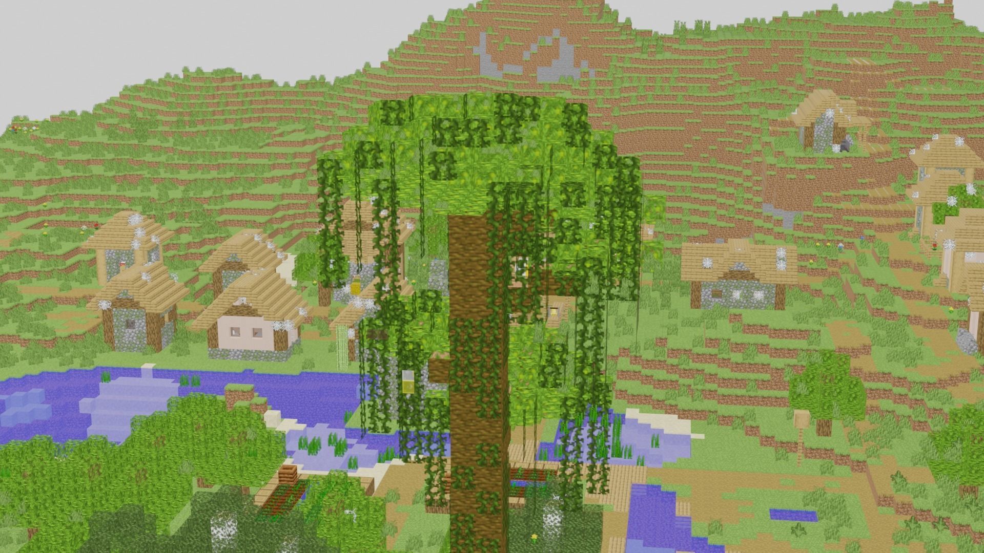 Minecraft Village 3D model_37