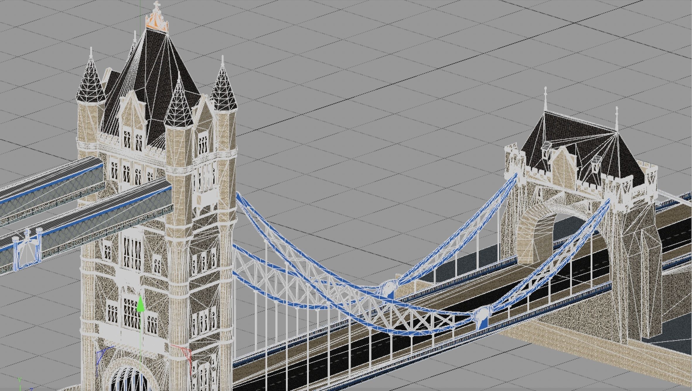 London Tower Bridge 3D model_8