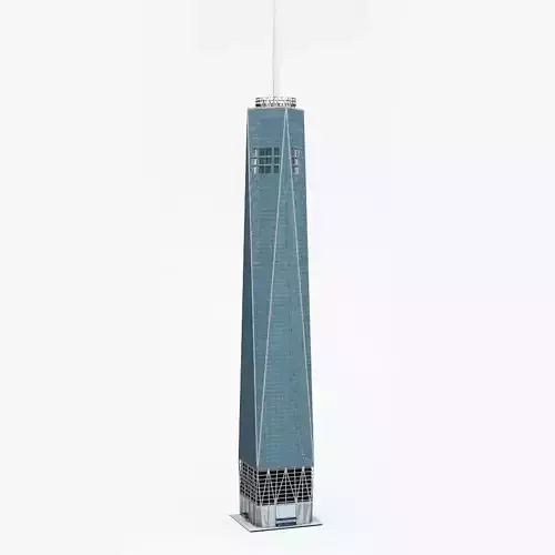 World Trade Center One in New York 3D model