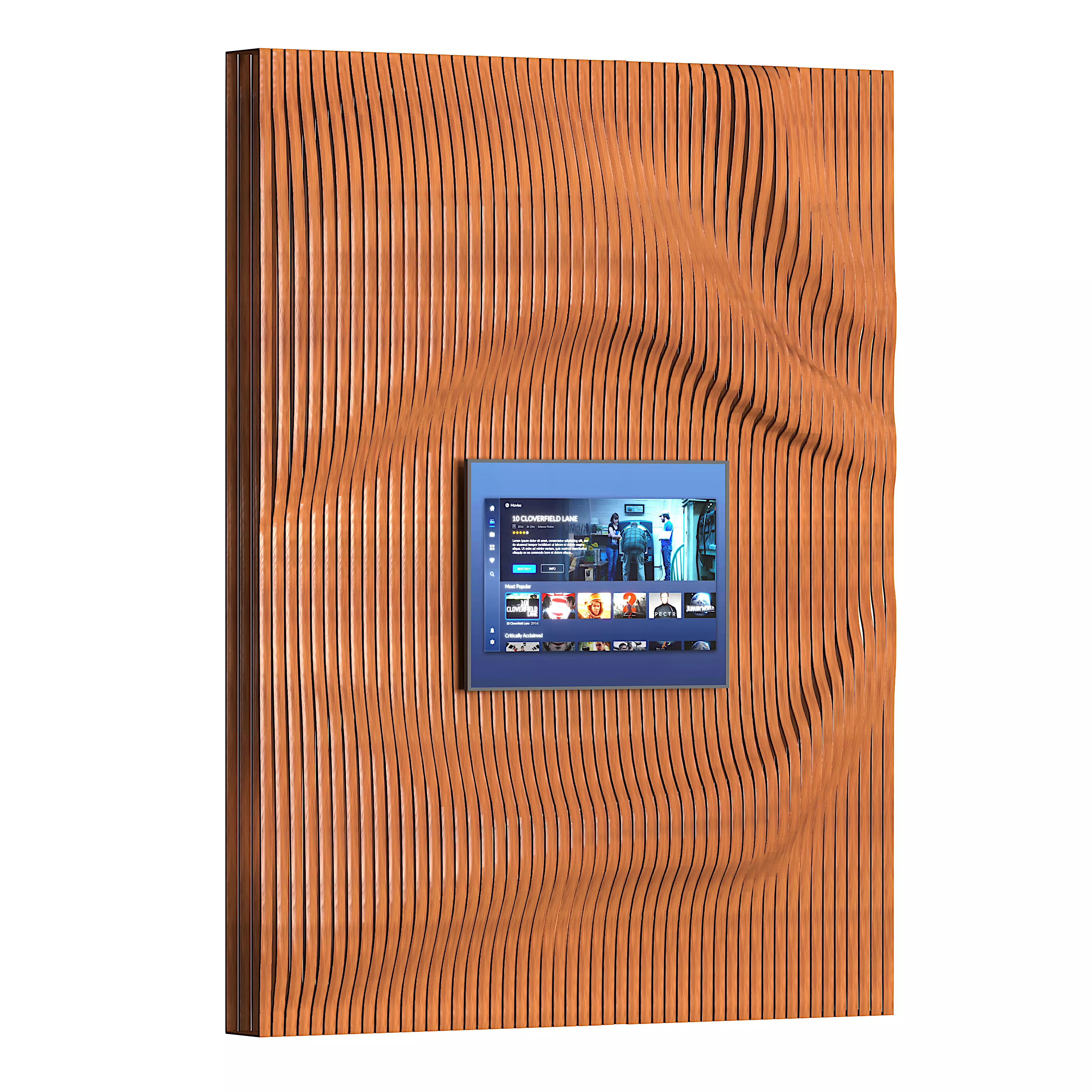 Parametric wall design Free 3D model_0