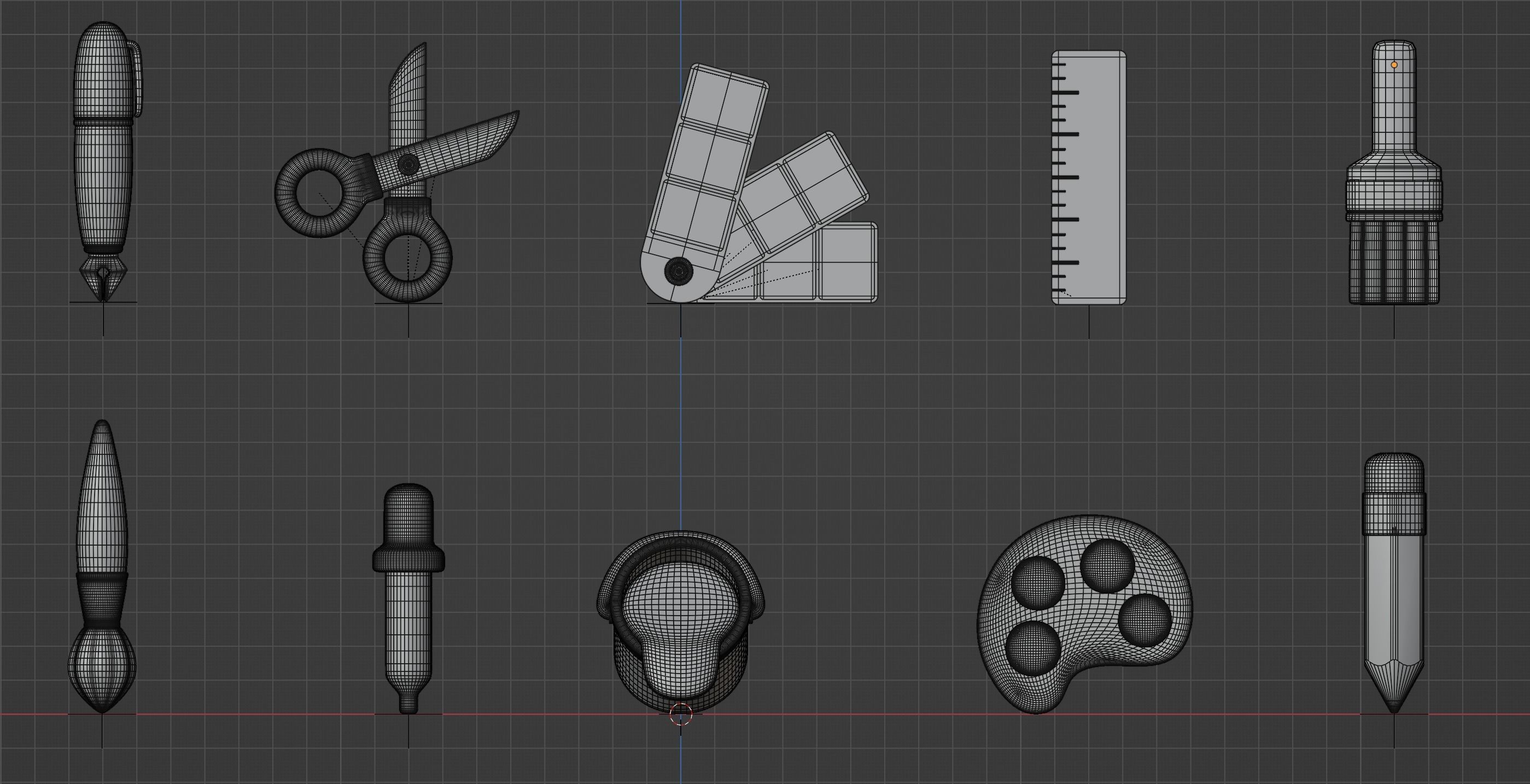 Graphic Design Tool 3D icon 3D model_2