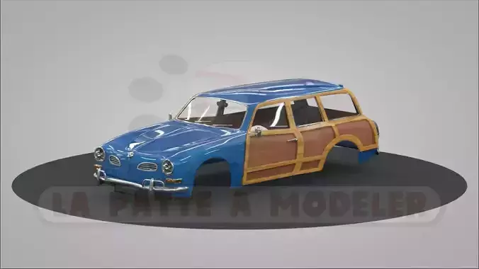 Volkswagen Karmann Squareback LPAM 3D model