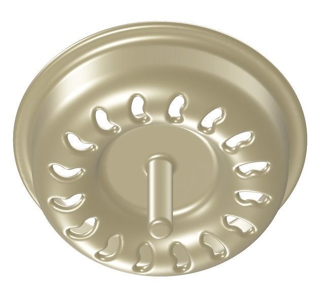 Brass Kitchen Strainer Plug 3D model_2