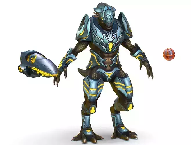 Alien Cyborg Trooper Soldier UFO