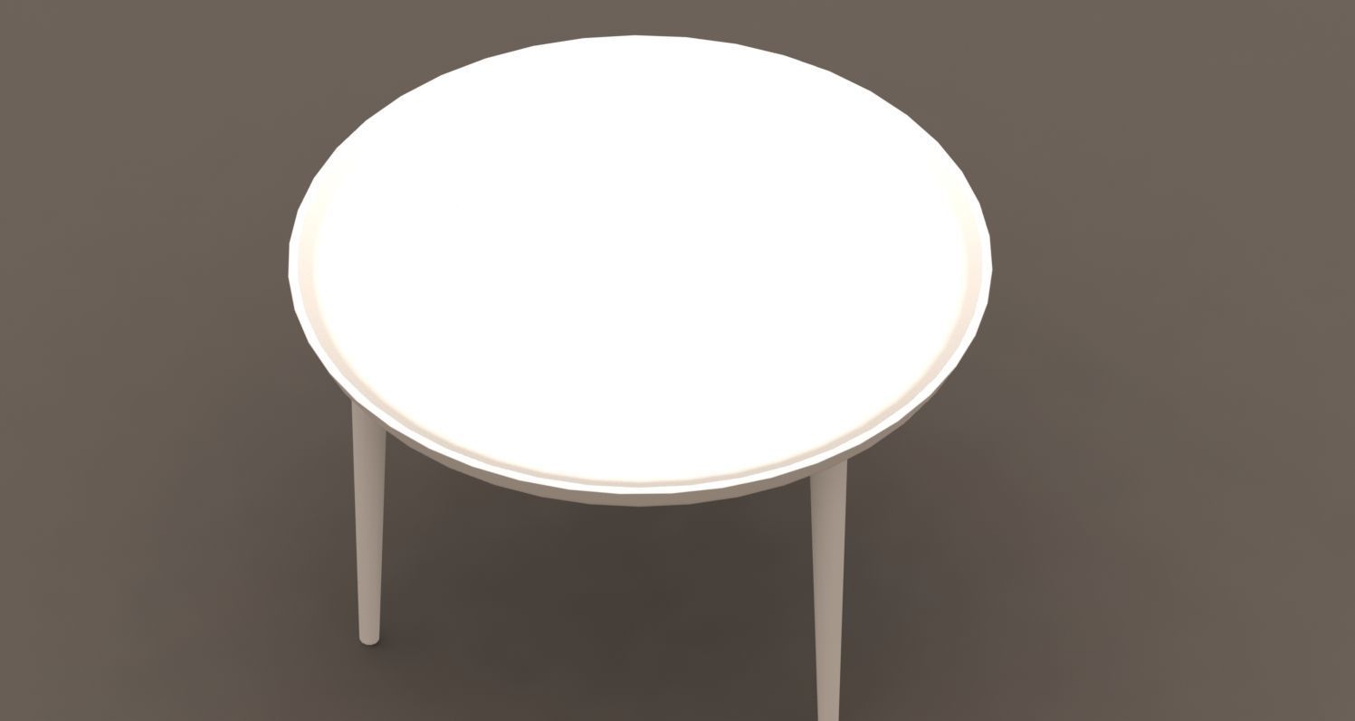 Coffee table  3D print model_6