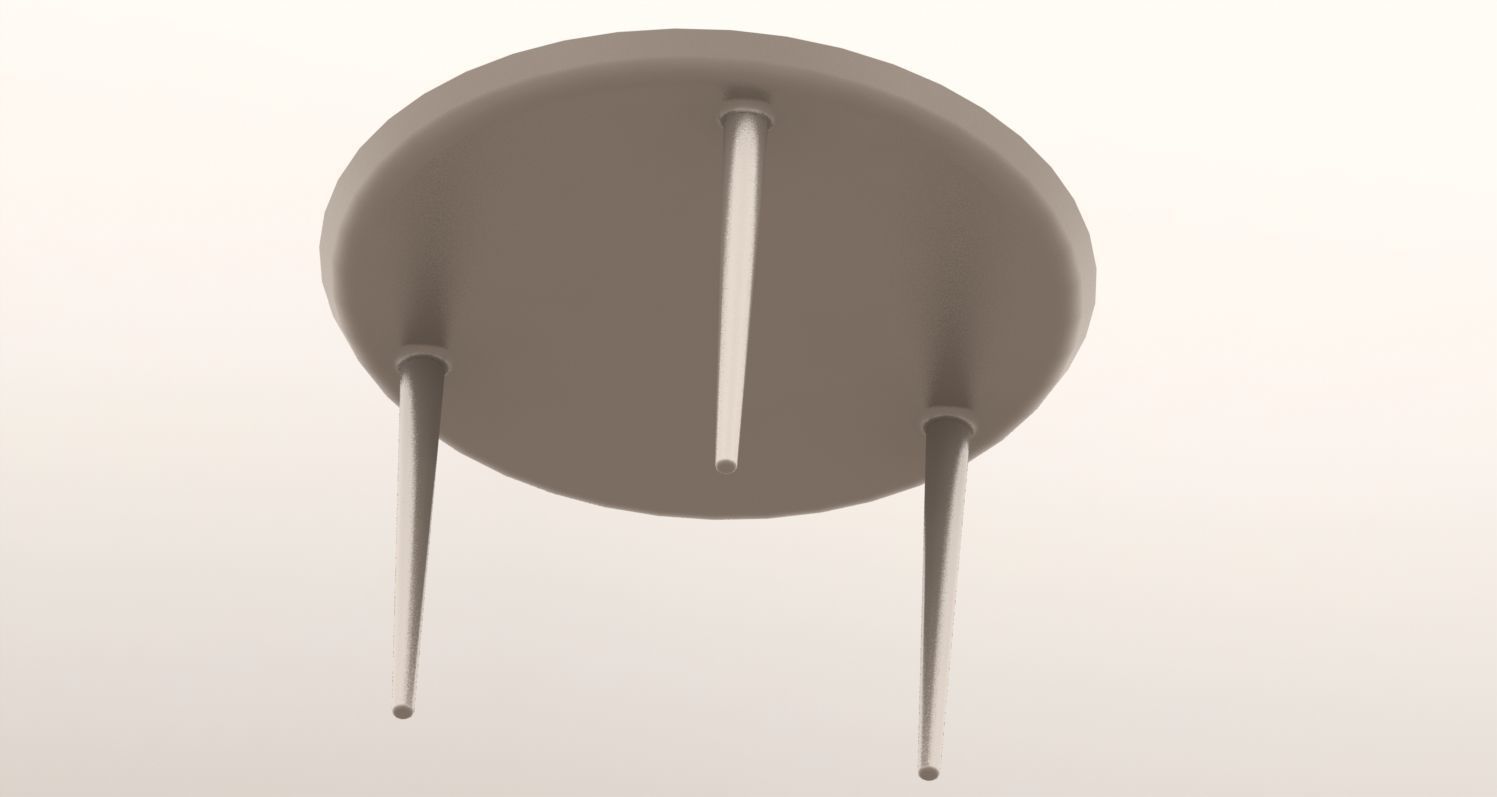 Coffee table  3D print model_7