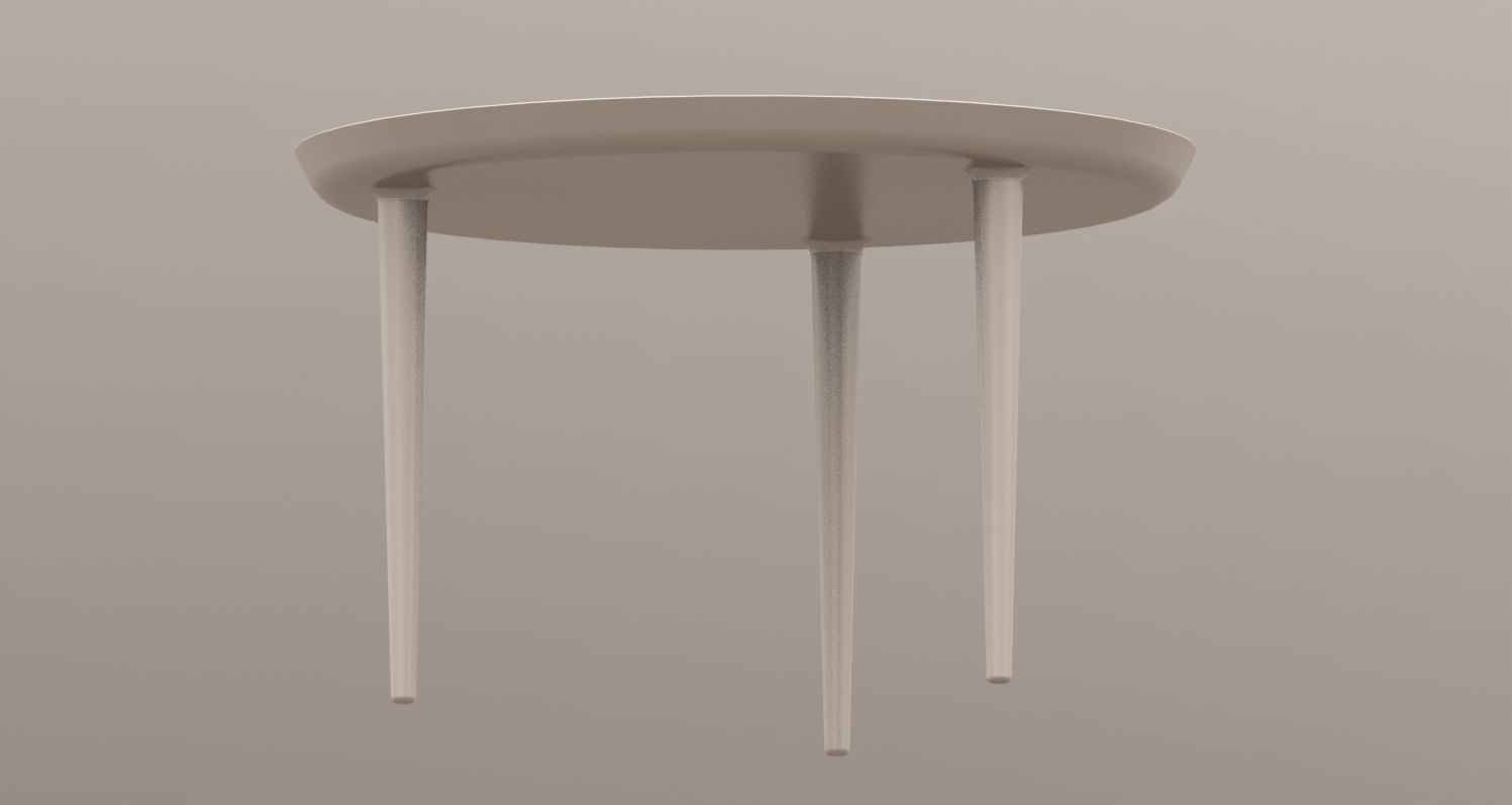 Coffee table  3D print model_4