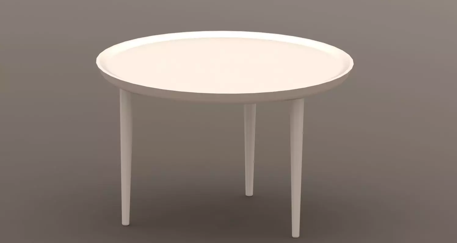 Coffee table  3D print model_0