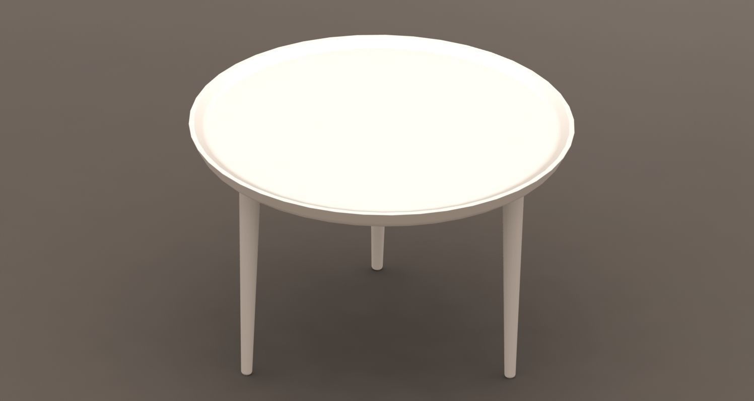 Coffee table  3D print model_2