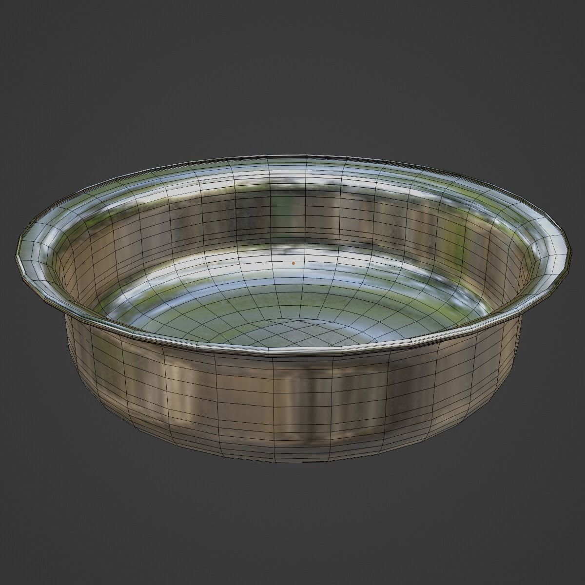 Iron Feeder For Pets 3 Type Low-poly 3D model_11