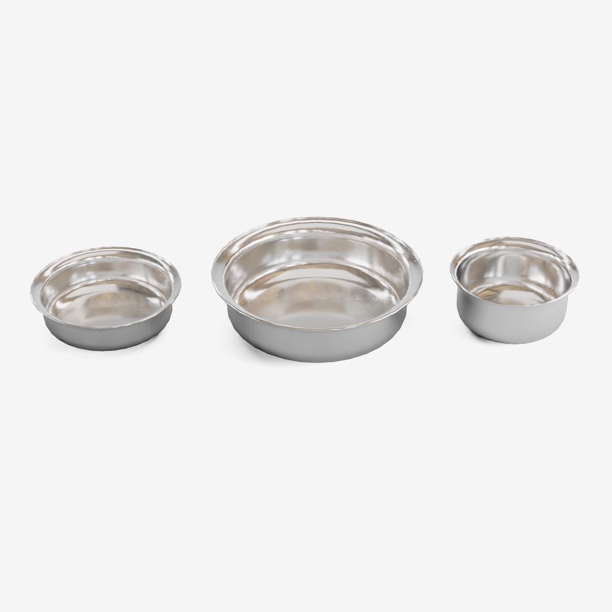 Iron Feeder For Pets 3 Type Low-poly 3D model_2