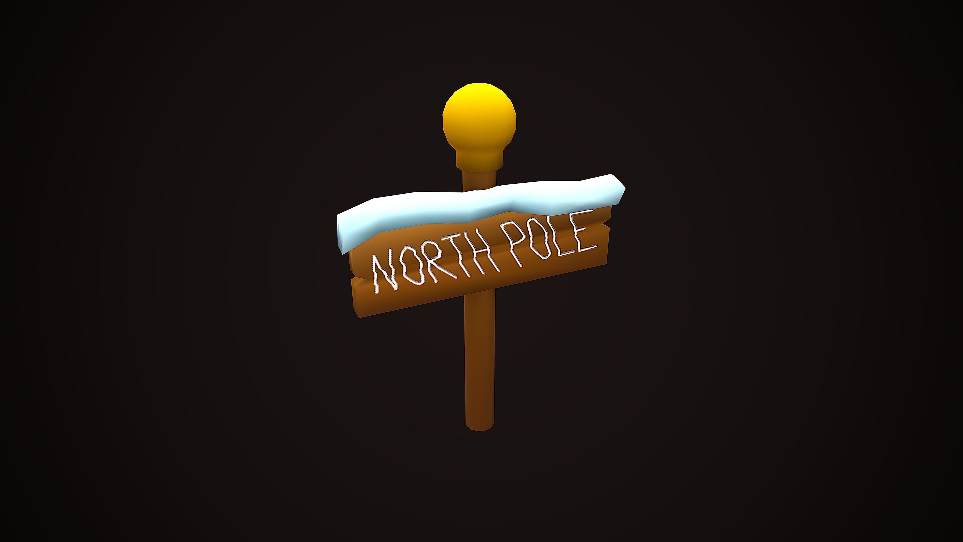 CHRISTMAS PACK DECORATION PROPS - CARTOON STYLIZED 3D Model Collection_25