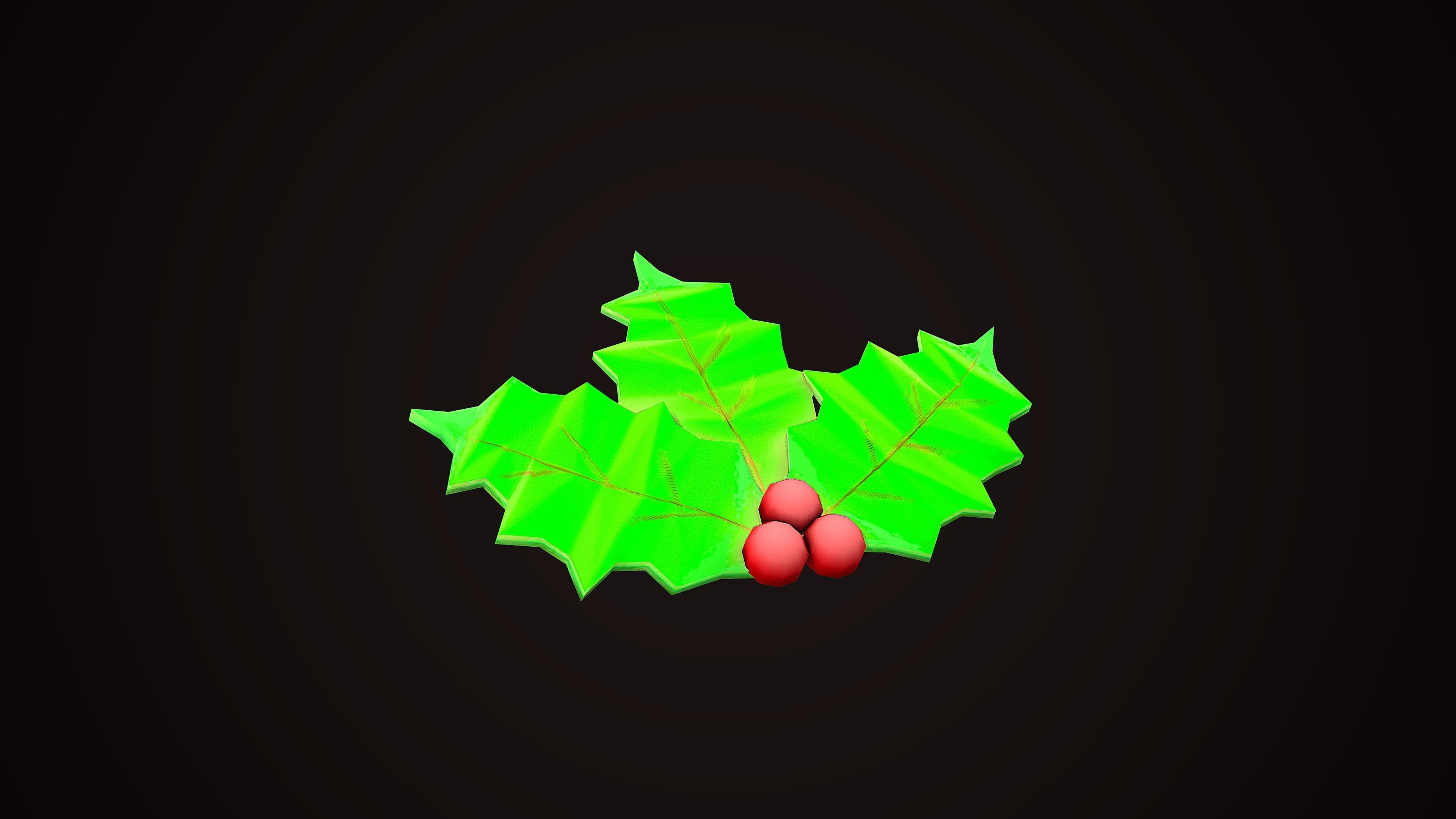 CHRISTMAS PACK DECORATION PROPS - CARTOON STYLIZED 3D Model Collection_39