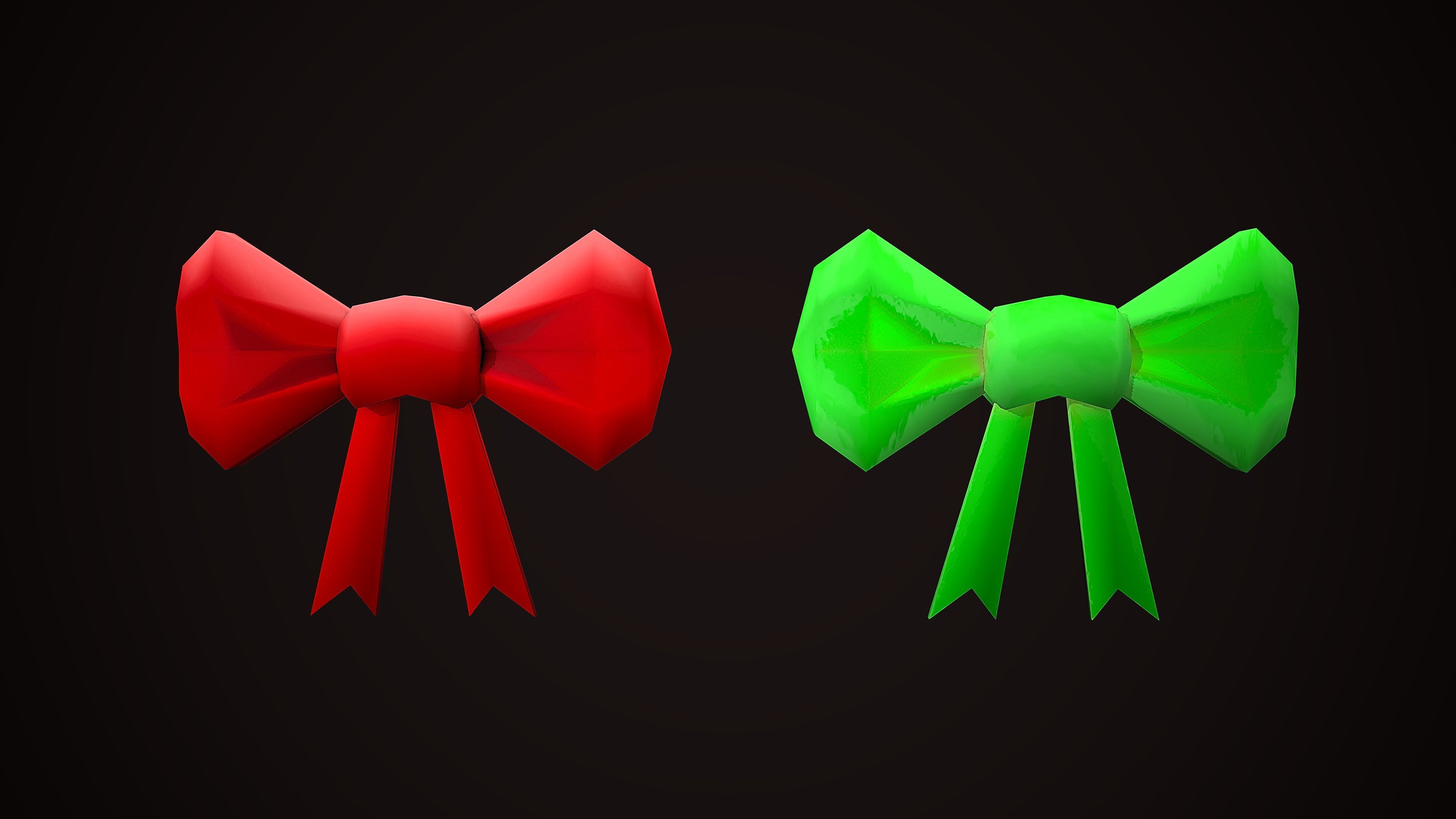 CHRISTMAS PACK DECORATION PROPS - CARTOON STYLIZED 3D Model Collection_42