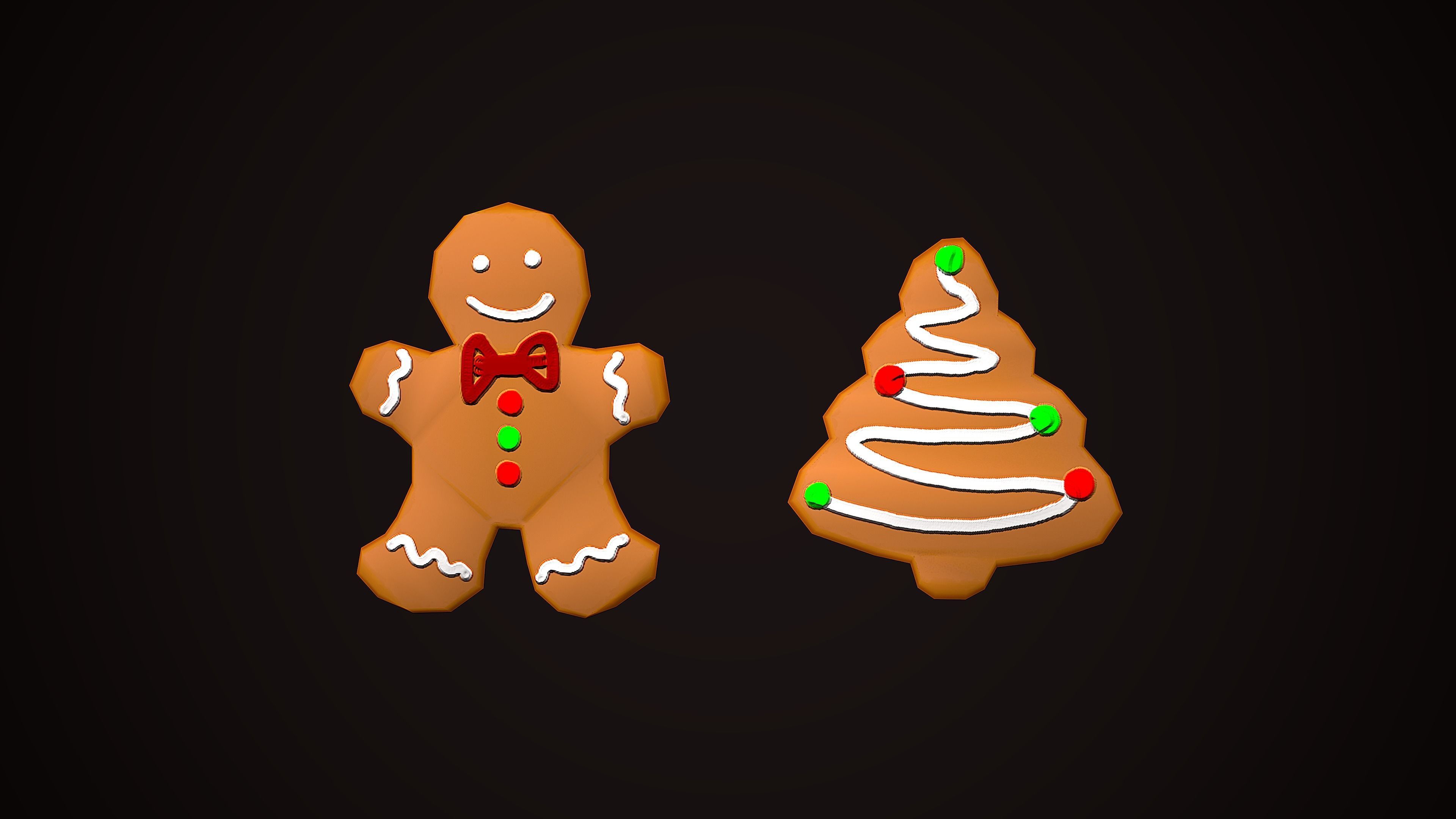 CHRISTMAS PACK DECORATION PROPS - CARTOON STYLIZED 3D Model Collection_40