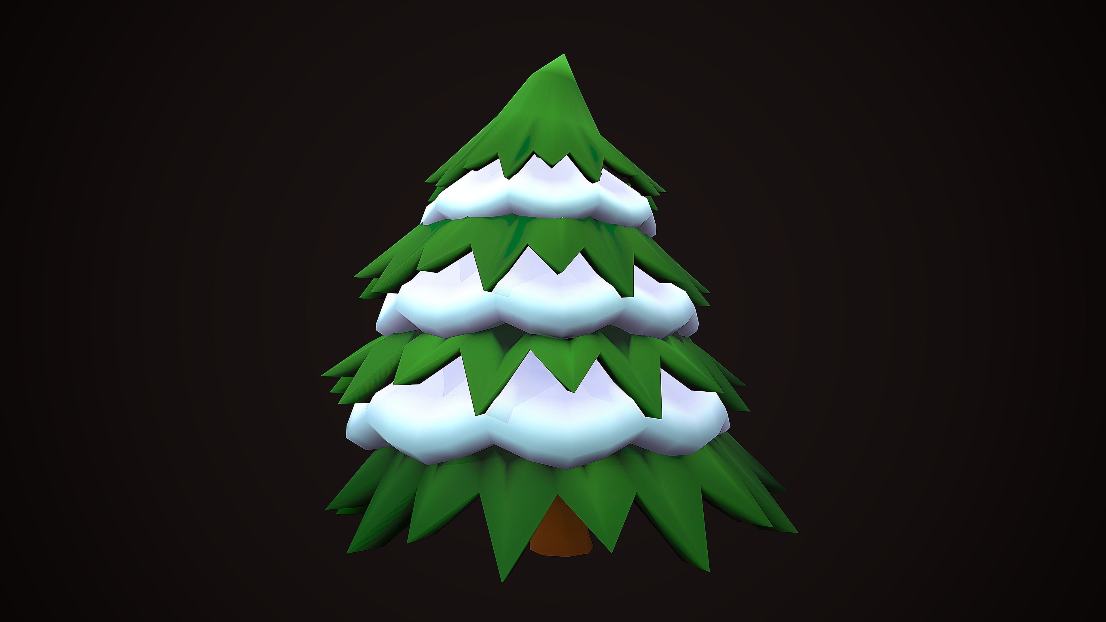 CHRISTMAS PACK DECORATION PROPS - CARTOON STYLIZED 3D Model Collection_26