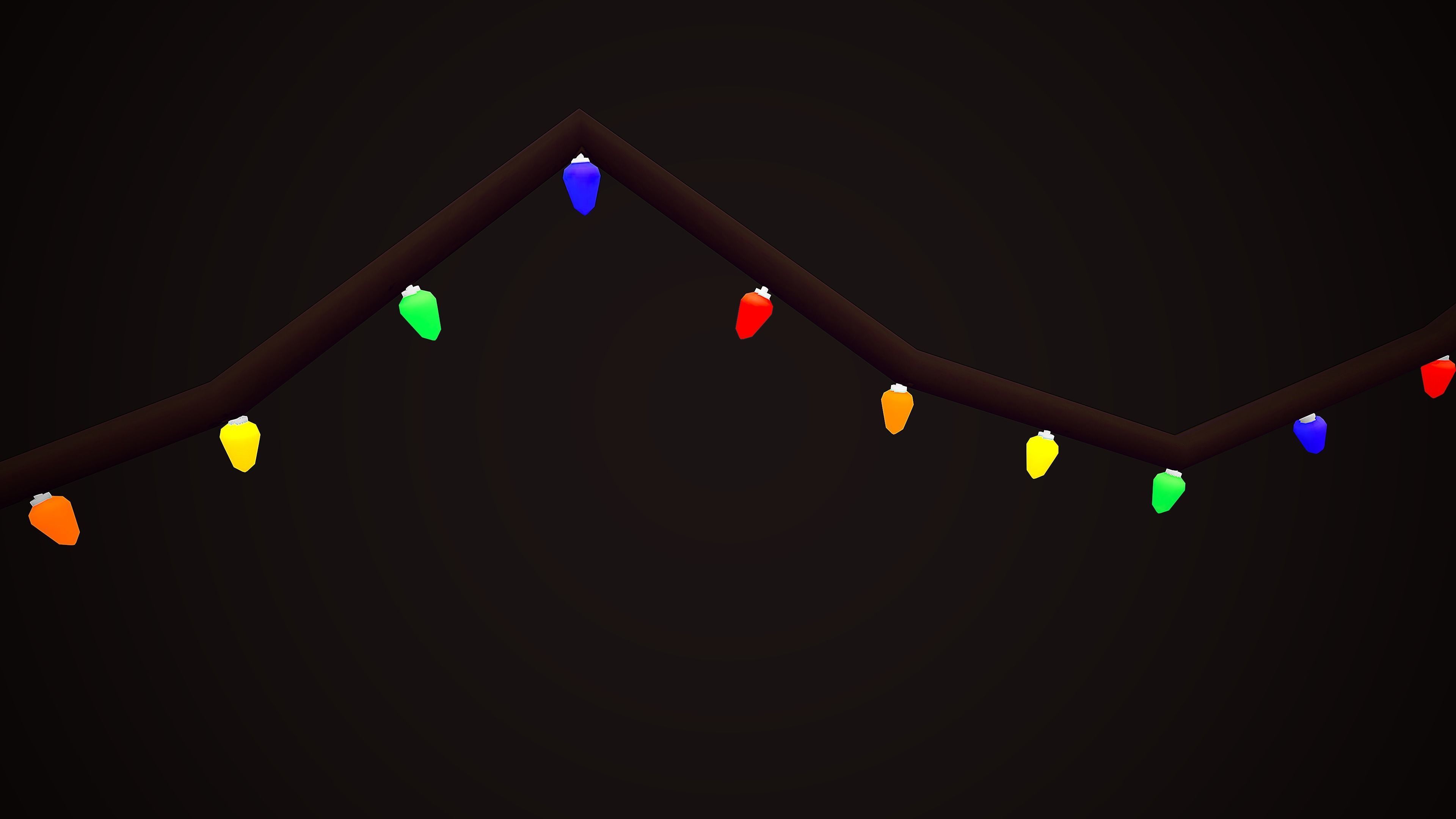 CHRISTMAS PACK DECORATION PROPS - CARTOON STYLIZED 3D Model Collection_21