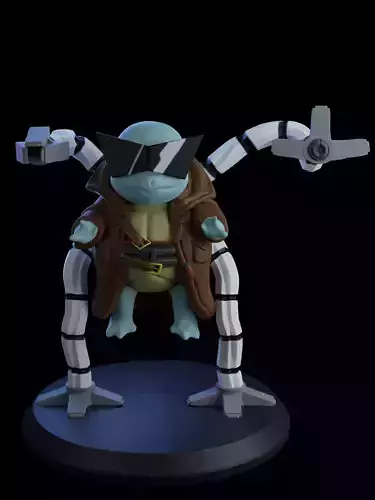 Squirtle dr octopus 3D print model