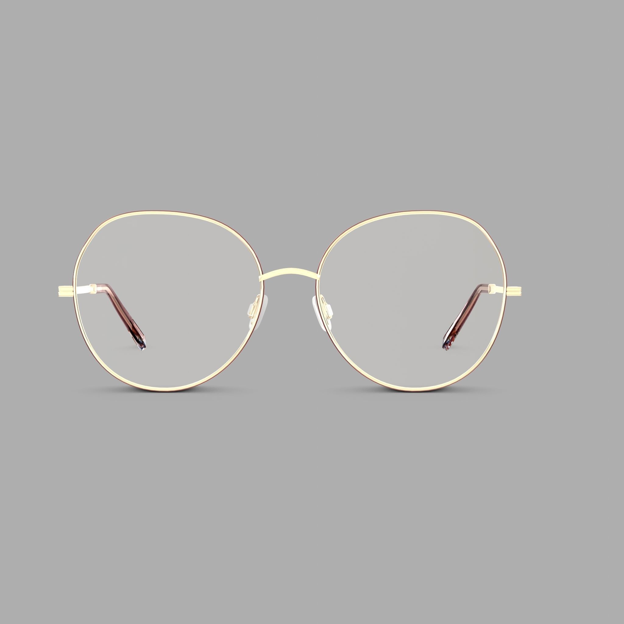 Missoni - MIS 0016 6K3 Glasses Low-poly 3D model_2